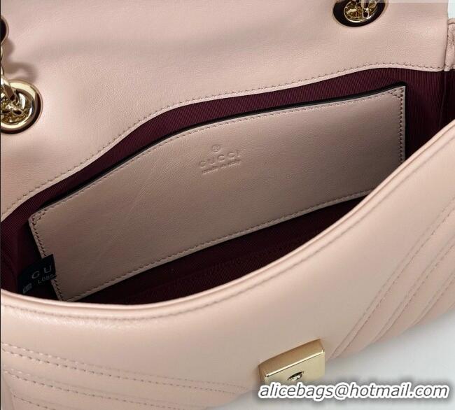 Spot Bulk Gucci GG Marmont Small Shoulder Bag 837280 Soft Pink 2025