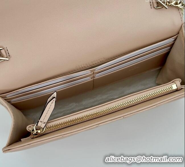 Inexpensive Gucci GG Marmont Leather Wallet on Chain 837745 Light Pink 2025