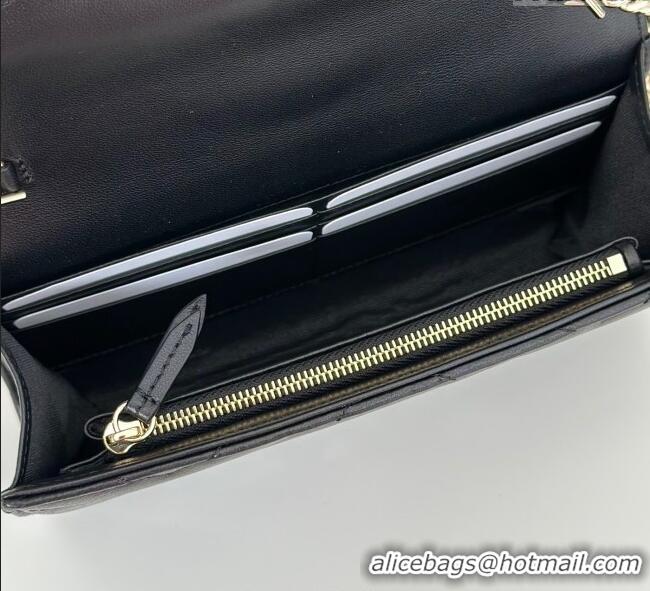 Buy Wholesale Gucci GG Marmont Leather Wallet on Chain 837745 Black 2025