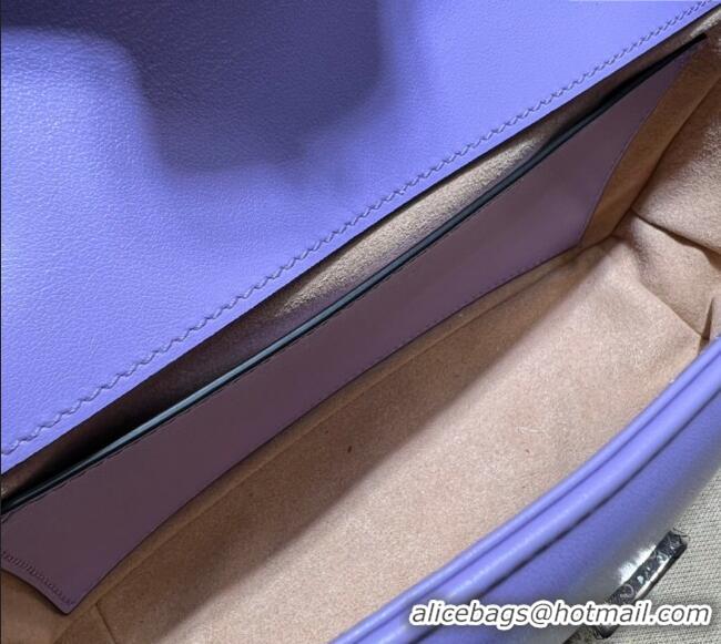 Market Sells Gucci GG Marmont Matelassé Leather Mini Bag 446744 Light Purple 2025