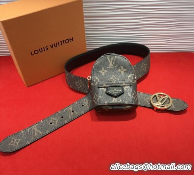 Original Cheap Louis Vuitton Monogram Canvas Pouch Belt M0724 2025