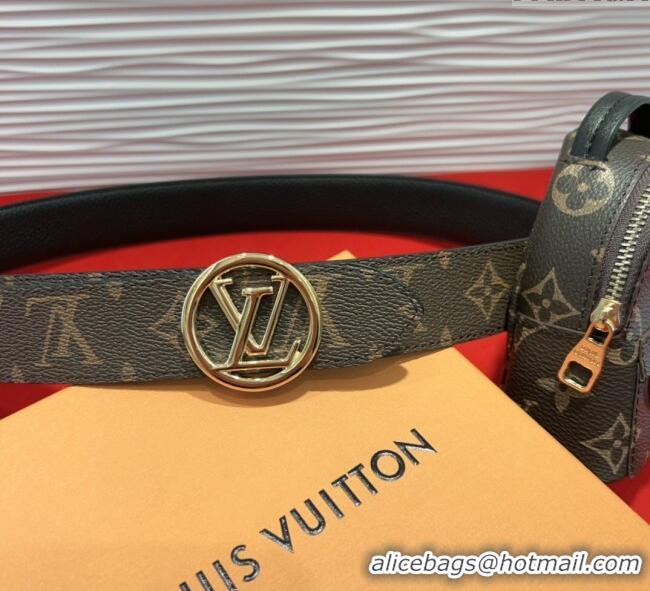 Original Cheap Louis Vuitton Monogram Canvas Pouch Belt M0724 2025