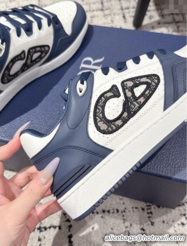 ​Buy Classic Dior B57 Dribble Low-Top Sneakers in Smooth Calfskin with Beige and Black Dior Oblique Jacquard D0007 White