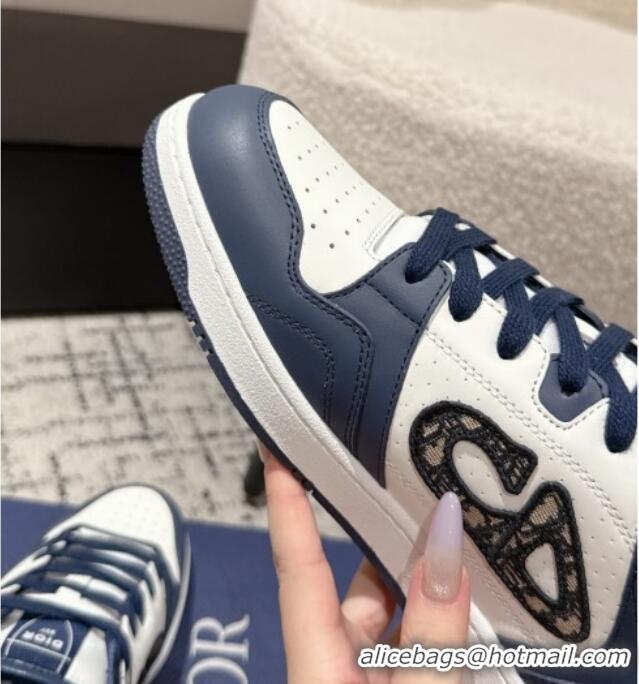 ​Buy Classic Dior B57 Dribble Low-Top Sneakers in Smooth Calfskin with Beige and Black Dior Oblique Jacquard D0007 White