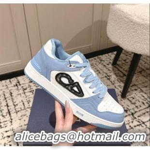 ​Discount Dior B57 Dribble Low-Top Sneakers in Smooth Calfskin with Beige and Black Dior Oblique Jacquard  D0007 Light B