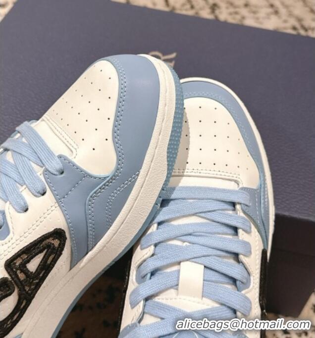 ​Discount Dior B57 Dribble Low-Top Sneakers in Smooth Calfskin with Beige and Black Dior Oblique Jacquard  D0007 Light B