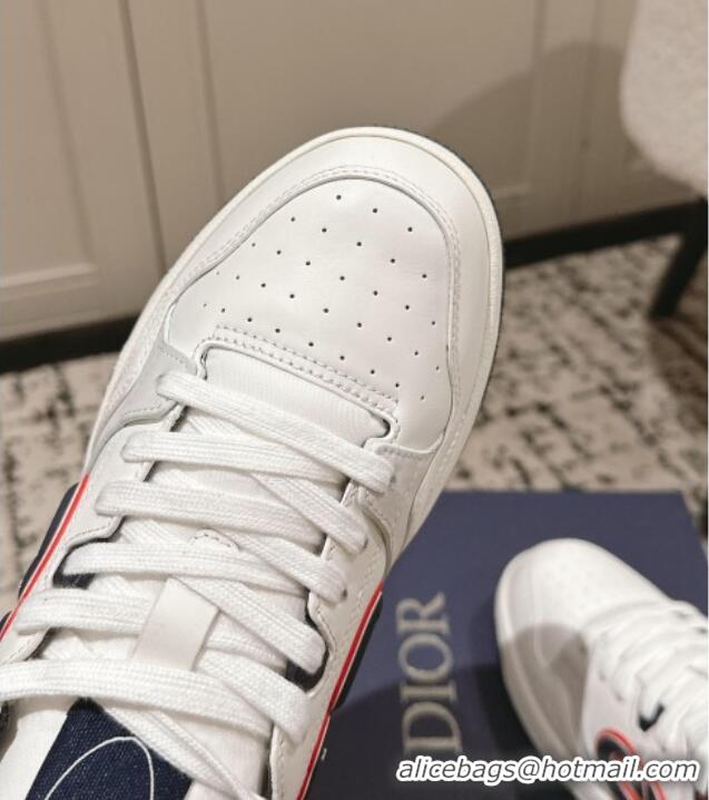 ​Cheapest Dior B57 Dribble Low-Top Sneakers in Calfskin Leather D008 White 2025