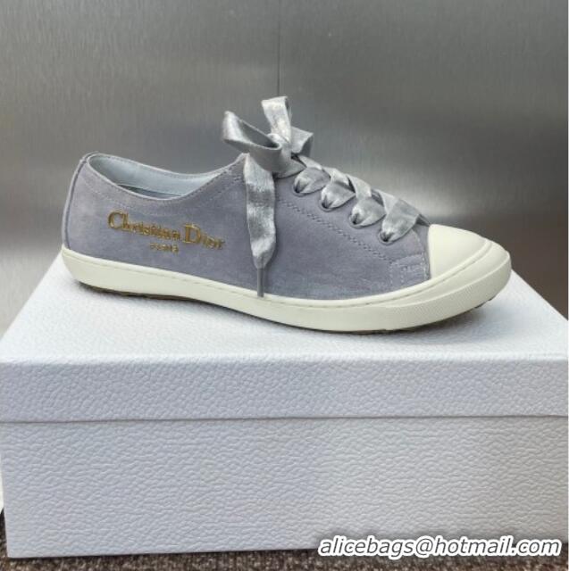 ​Top Grade Dior Dioriviera Dior Lucky Sneakers in Suede D0016 Grey 2025