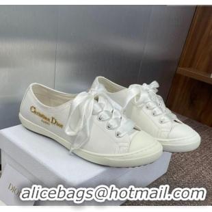 ​Low Cost Dior Dioriviera Dior Lucky Sneakers in Satin D0016 White 2025