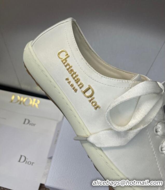 ​Low Cost Dior Dioriviera Dior Lucky Sneakers in Satin D0016 White 2025