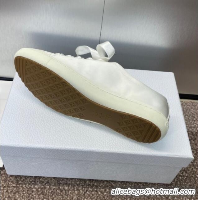 ​Low Cost Dior Dioriviera Dior Lucky Sneakers in Satin D0016 White 2025