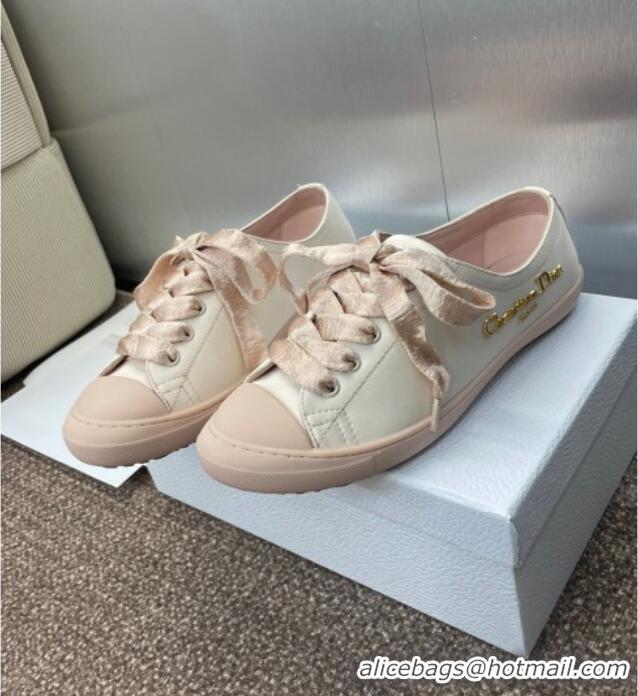 ​Best Grade Dior Dioriviera Dior Lucky Sneakers in Satin D0016 Nude 2025
