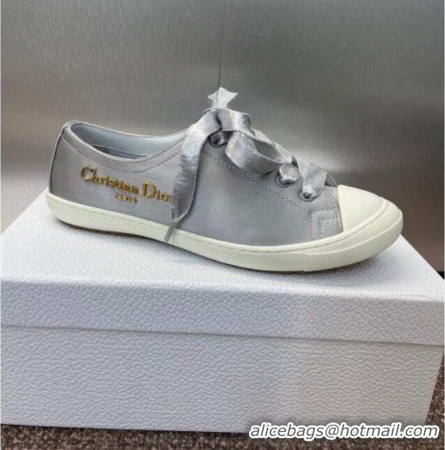 Discount Dior Dioriviera Dior Lucky Sneakers in Satin D0017 Grey 2025