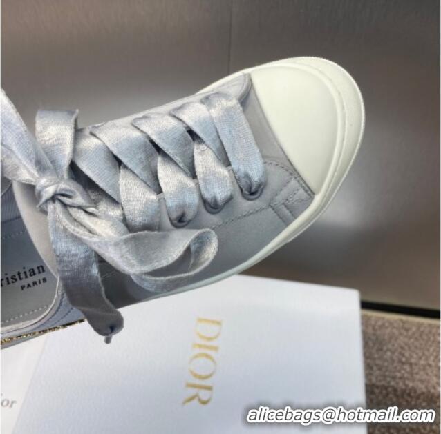 Discount Dior Dioriviera Dior Lucky Sneakers in Satin D0017 Grey 2025