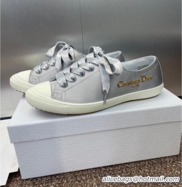 Discount Dior Dioriviera Dior Lucky Sneakers in Satin D0017 Grey 2025