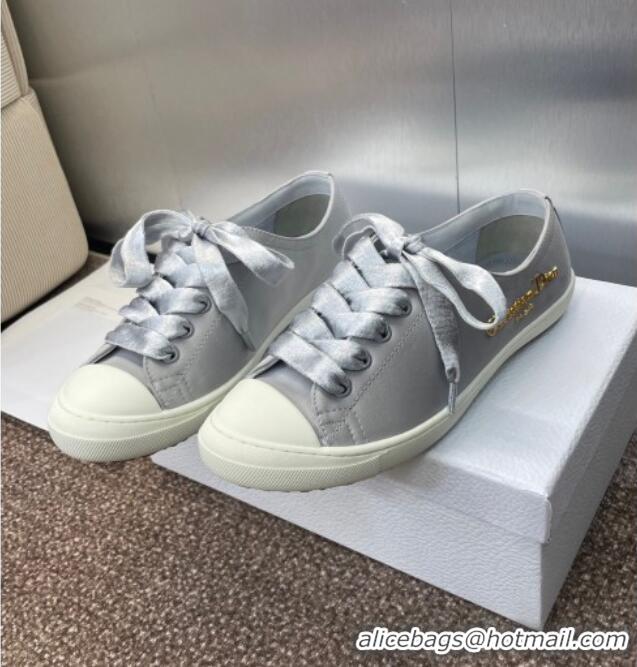 Discount Dior Dioriviera Dior Lucky Sneakers in Satin D0017 Grey 2025