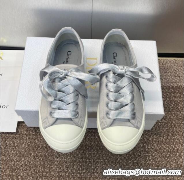 Discount Dior Dioriviera Dior Lucky Sneakers in Satin D0017 Grey 2025