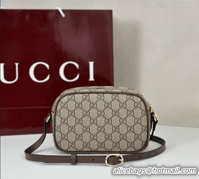 Spot Bulk Gucci Ophidia GG Canvas small camera bag 838480 Beige/Brown 2025