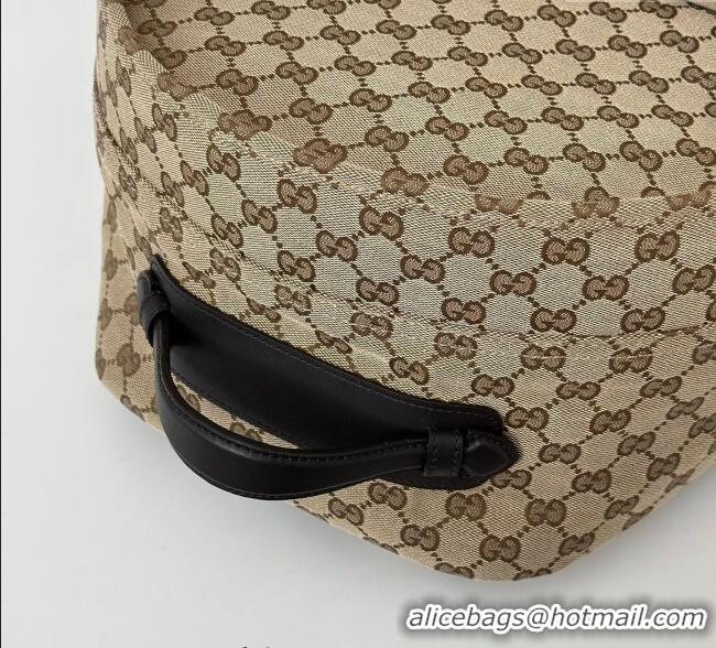 Inexpensive Gucci GG canvas medium backpack bag 824624 Beige/brown 2025