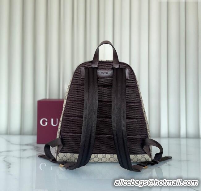 Hot Style Gucci Ophidia GG Canvas medium backpack bag 834466 Beige/Brown 2025