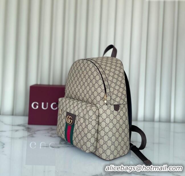 Hot Style Gucci Ophidia GG Canvas medium backpack bag 834466 Beige/Brown 2025