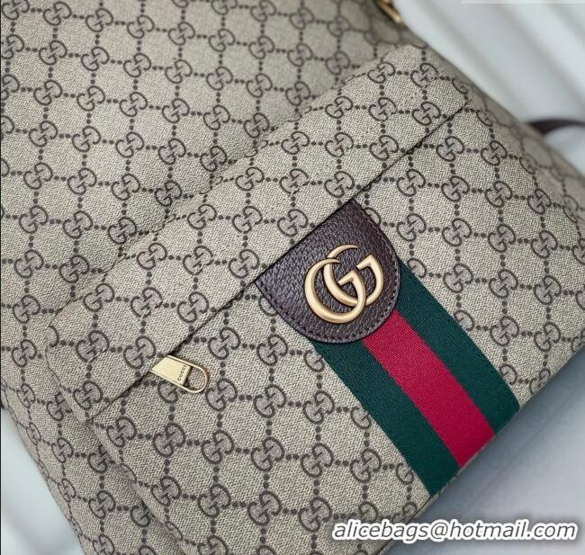 Hot Style Gucci Ophidia GG Canvas medium backpack bag 834466 Beige/Brown 2025