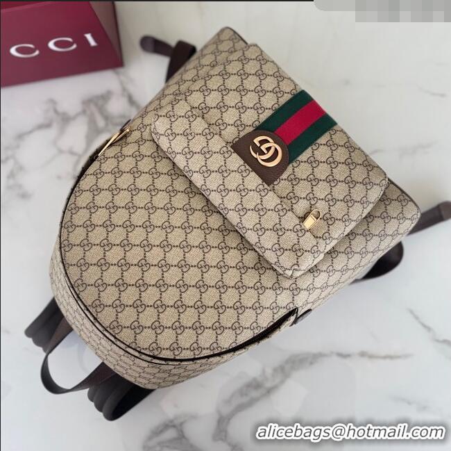 Hot Style Gucci Ophidia GG Canvas medium backpack bag 834466 Beige/Brown 2025