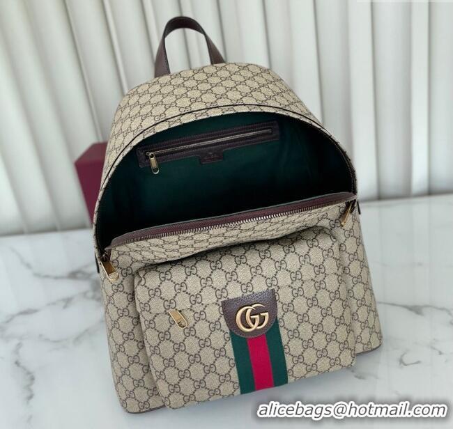 Hot Style Gucci Ophidia GG Canvas medium backpack bag 834466 Beige/Brown 2025