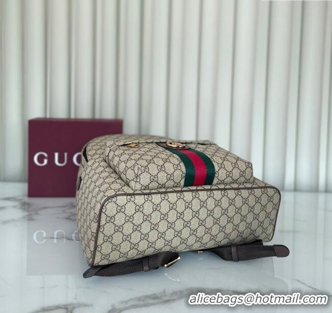 Hot Style Gucci Ophidia GG Canvas medium backpack bag 834466 Beige/Brown 2025