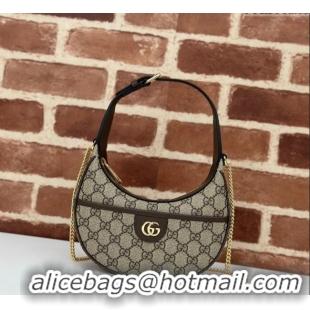 Top Design Gucci GG Canvas Hobo Shoulder Bag 772308 Beige/Brown 2025