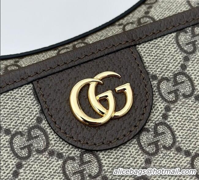 Top Design Gucci GG Canvas Hobo Shoulder Bag 772308 Beige/Brown 2025