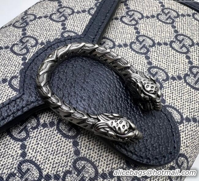 Original Cheap Gucci Dionysus GG Canvas Chain Wallet 401231 Beige/Blue 2025