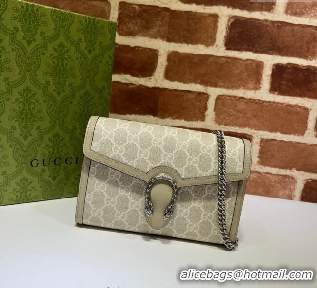 Well Crafted Gucci Dionysus GG Canvas Chain Wallet 401231 Oatmeal/Beige 2025