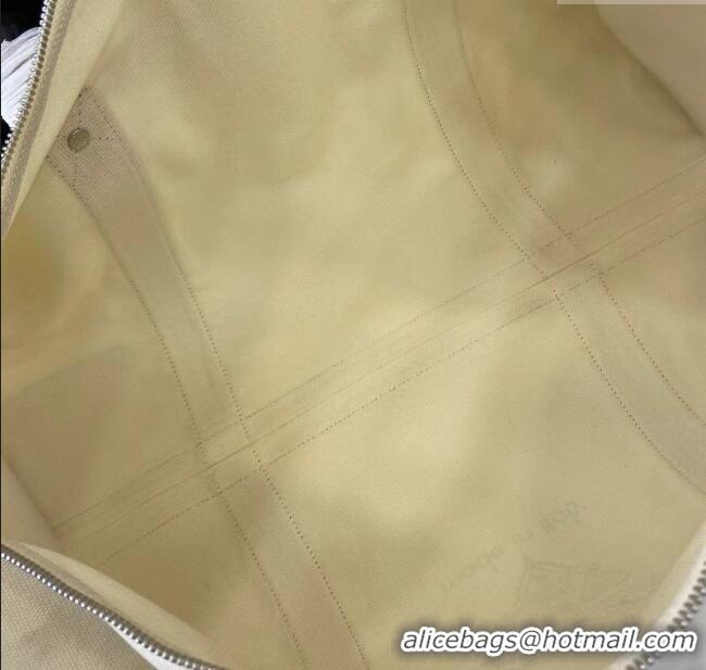 Best Price Gucci Mens Printed canvas duffle bag 816866 Off White 2025