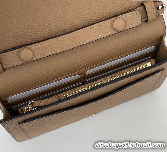 Popular Style Gucci Dionysus wallet on chain in grainy leather 837373 Beige 2025