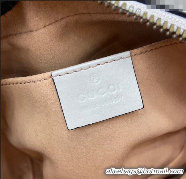 Good Looking  Gucci GG Marmont Leather Mini Camera Bag 448065 Light Grey 2025