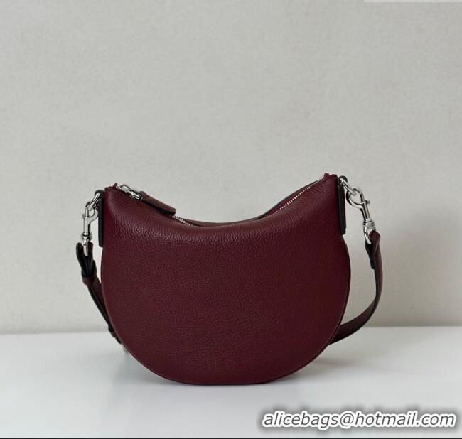 Good Product Gucci Mens B small shoulder bag in grainy leather 824529 Ancora Red 2025