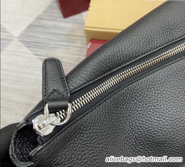 Top Design Gucci Mens B Large shoulder bag in grainy leather 800194 Black 2025