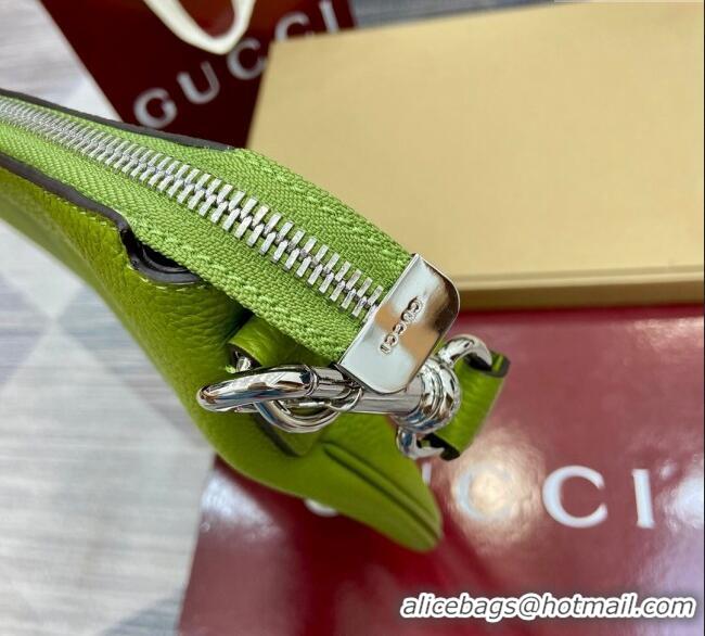 Popular Style Gucci Mens B Large shoulder bag in grainy leather 800194 Green 2025
