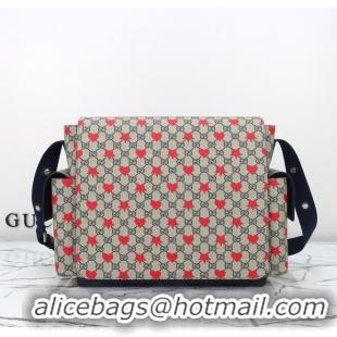 Buy Classic Gucci Large changing bag in Allover stars and hearts print GG Canvas 811491 2025