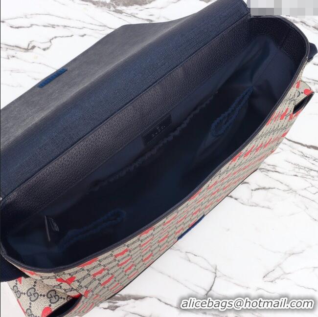 Buy Classic Gucci Large changing bag in Allover stars and hearts print GG Canvas 811491 2025