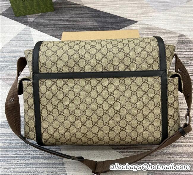 Original Cheap Gucci Large changing bag in GG Canvas 495909 Beige 2025