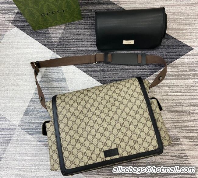 Original Cheap Gucci Large changing bag in GG Canvas 495909 Beige 2025