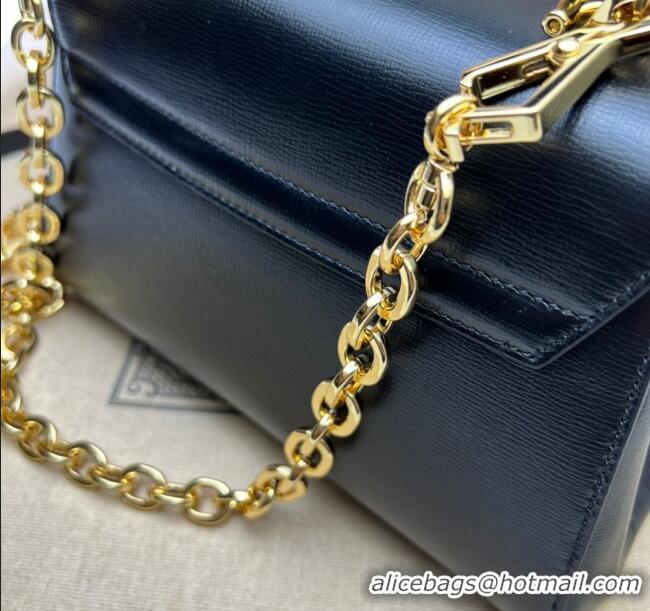 Good Looking Gucci Horsebit 1955 Leather Small Top Handle Bag 703848 Black 2025