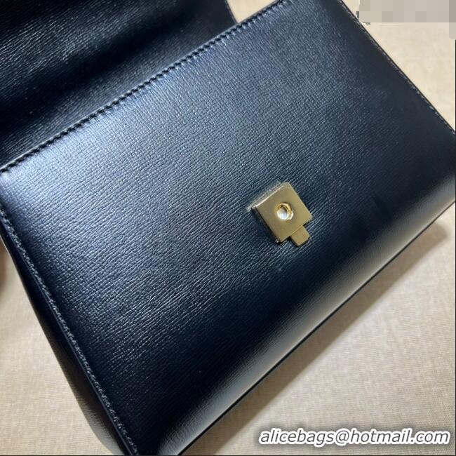 Good Looking Gucci Horsebit 1955 Leather Small Top Handle Bag 703848 Black 2025