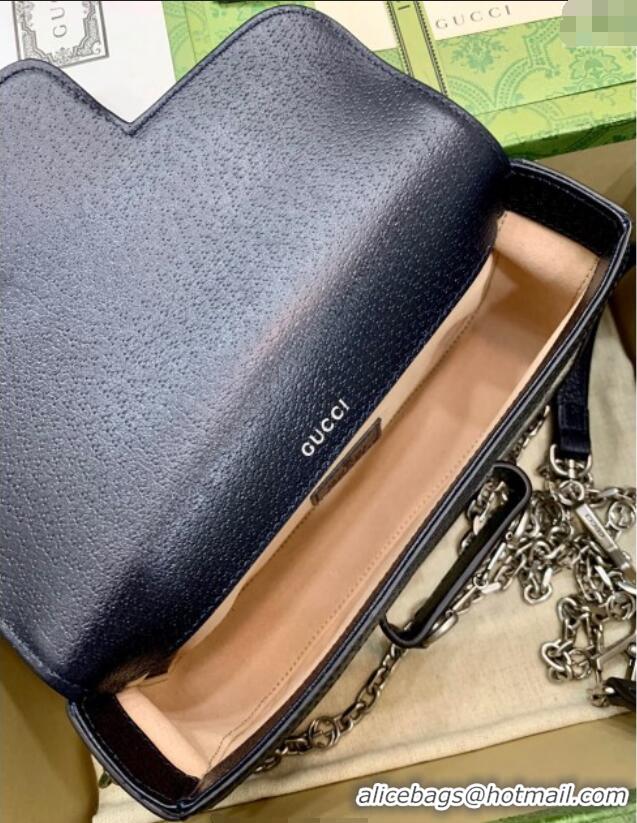 Spot Bulk Gucci Horsebit 1955 small shoulder bag in GG Canvas and Leather 735178 Beige/Blue 2025