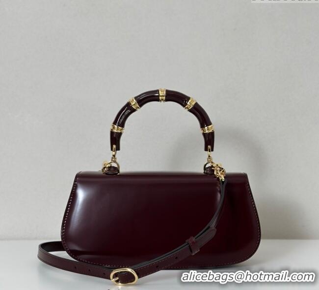 Big Discount Gucci Leather Bamboo Diva medium bag 827750 Ancora Red 2025