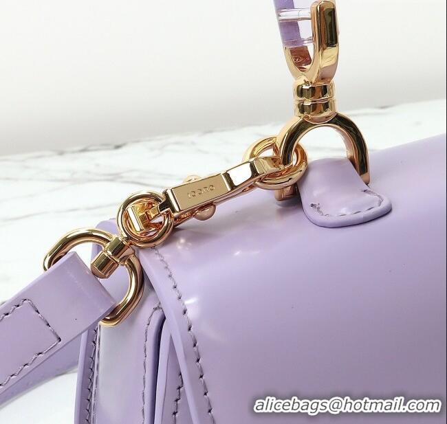 New Fashion Gucci Leather Bamboo Diva medium bag 827750 Lilac Purple 2025