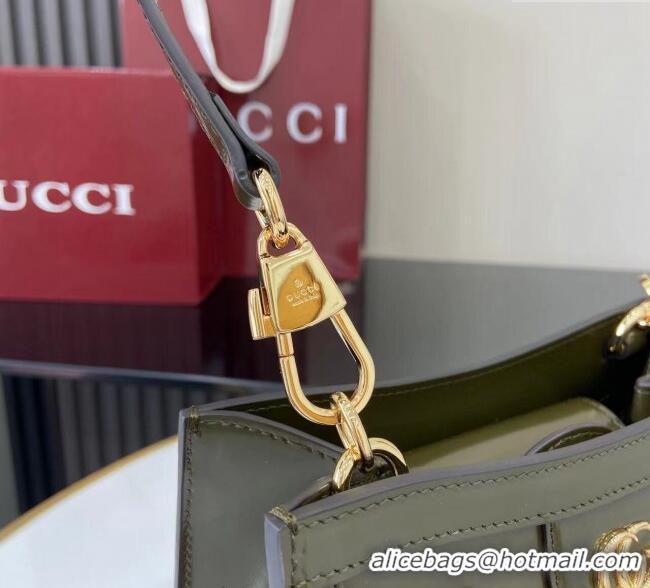 Trendy Design Gucci Diana Leather small tote bag 832936 Forest Green 2025