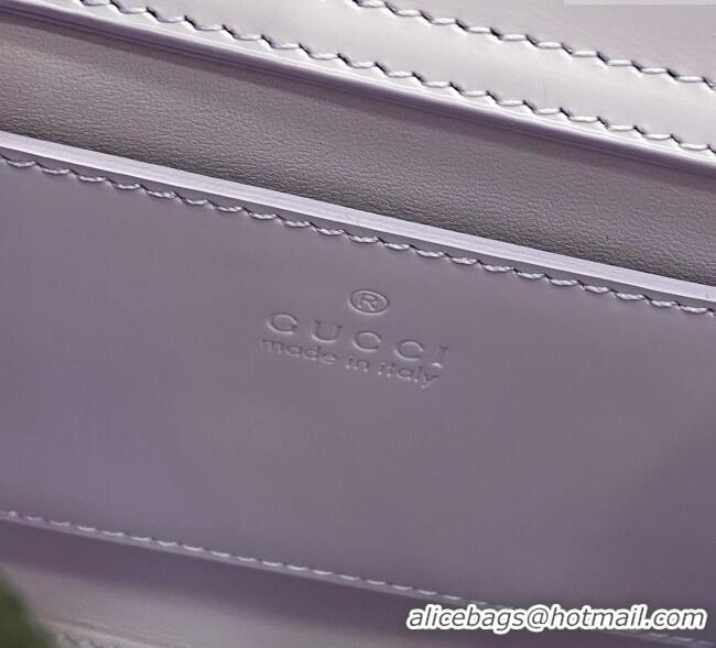 Shop Cheap Gucci Diana Leather small tote bag 832936 Lilac Purple 2025